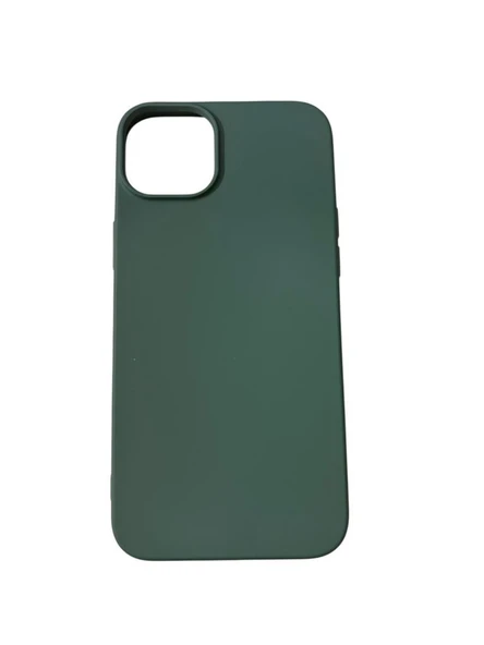 iPhone 14 Plus ile Uyumlu Cappy Silikon Kılıf Yeşil ürün görseli 1