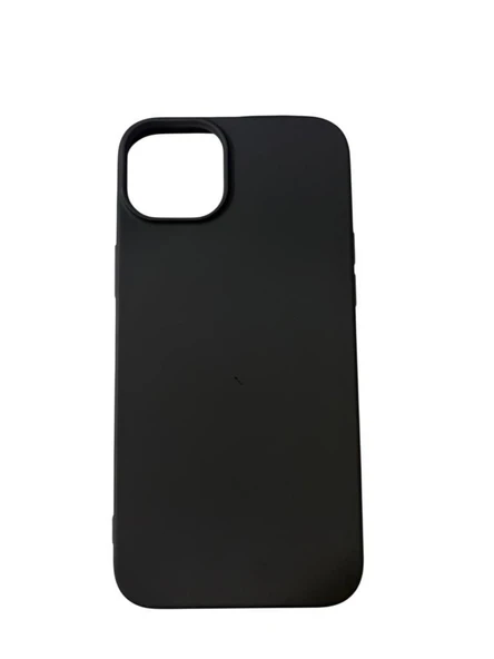 iPhone 14 Plus ile Uyumlu Cappy Silikon Kılıf Siyah ürün görseli 1