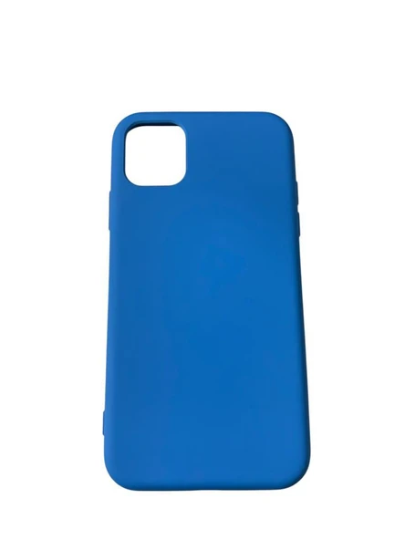iPhone 11 ile Uyumlu Cappy Silikon Kılıf Mavi ürün görseli 1