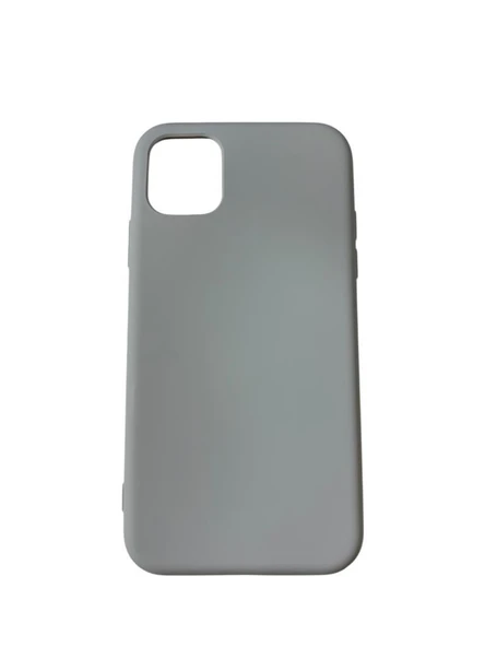 iPhone 11 ile Uyumlu Cappy Silikon Kılıf Sis Mavisi ürün görseli 1
