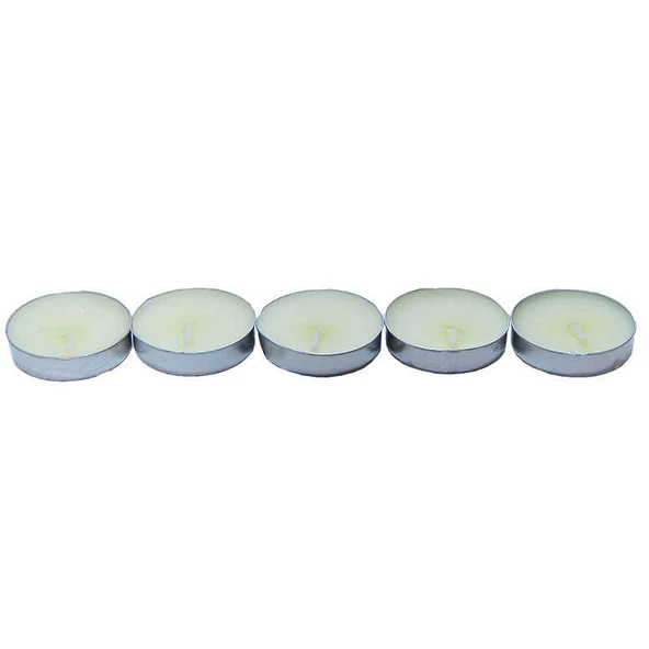 Tea Lights Beyaz Mum 5 li 1 Paket - Resim 2
