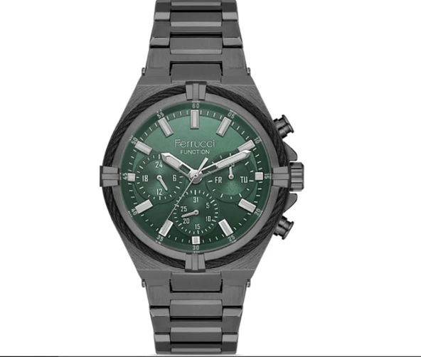 Ferrucci FRF.03397M.02 Çelik Kordon Erkek Kol Saati-F612 ürün görseli 1