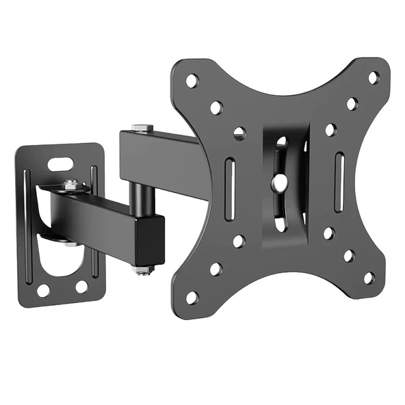 Hareketli Monitör 10-27" TV Duvar Askı Aparatı 2 Kollu 8KG Taşıma Evrensel Braket ürün görseli 1