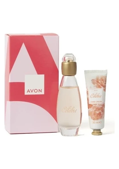 Avon Celebre Kadın Parfüm Seti Özel Kutulu Edt 50ML Parfüm + 30 ml El Kremi ürün görseli 1