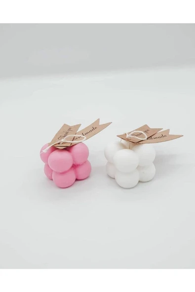 2' Li Mini Bubble Kokulu Mum ürün görseli 1