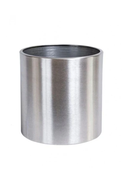 Paslanmaz 30*30 Saksı Metal Çelik (yükseklik:30 Cm) (çap:30 Cm) ürün görseli 1