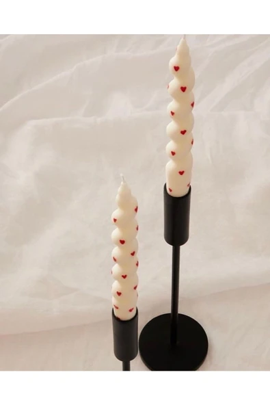 2’li Kalpli Burgu Spiral Kokulu Mum ürün görseli 1