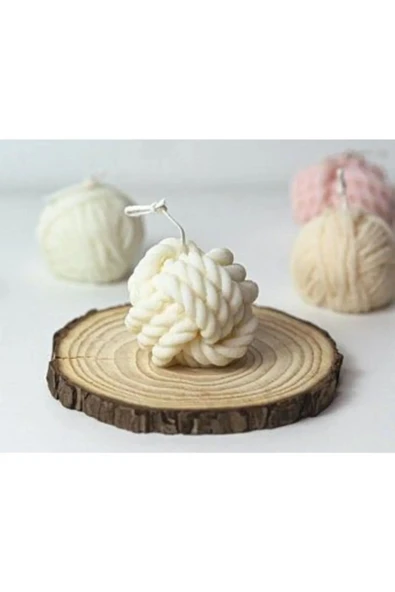 Soya Wax Dekoratif Düğüm Mum ürün görseli 1
