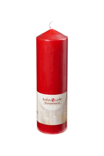 Kırmızı Mum - 120x60mm ürün görseli 1