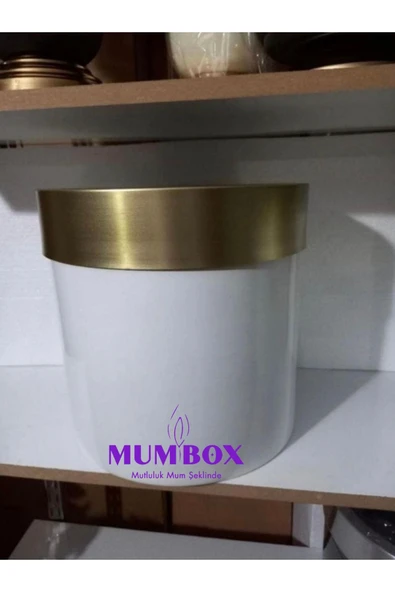 30x30 Beyaz Darbuka Saksı ürün görseli 1