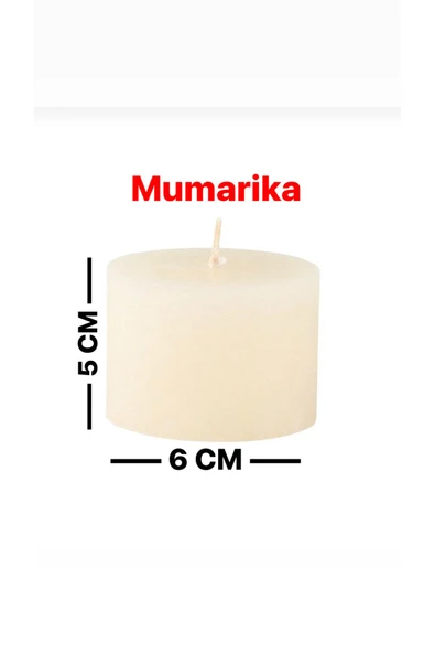 Mumarika Silindir Mum 5 cm ürün görseli 1