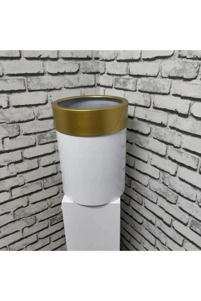 Beyaz Darbuka Saksı 40×30 ürün görseli 1