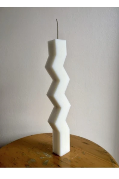 Zigzag Kokulu - Dekoratif - Mum - ürün görseli 1