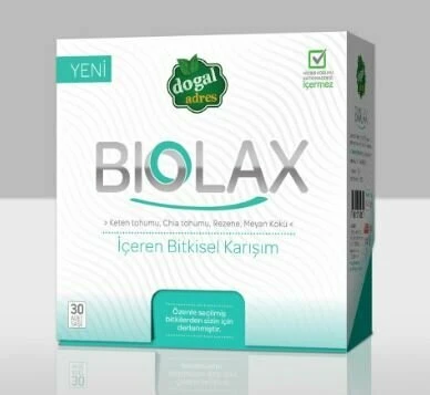 DOĞAL ADRES BİOLAX (30 ADET ŞASE) 60 GR ürün görseli 1