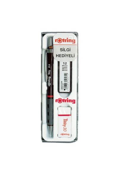 Rotring Okul Seti Versatil 0.5 mm Bordo ürün görseli 1