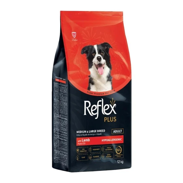 Reflex Plus Kuzu Etli Orta ve Büyük Irk Yetişkin Köpek Maması 12 Kg ürün görseli 1
