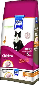 paw paw Chicken Tavuk Etli Yetişkin Kedi Maması 15 kg ürün görseli 1