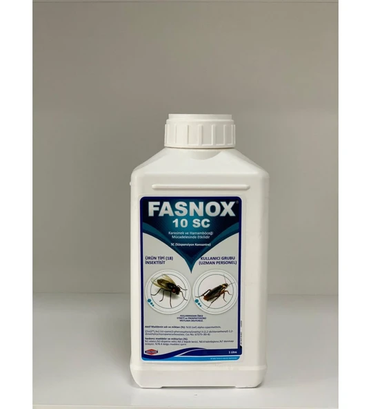 FASNOX 10 Sc genel Haşere Sinek Böcek 1 lt 3 Adet ürün görseli 1