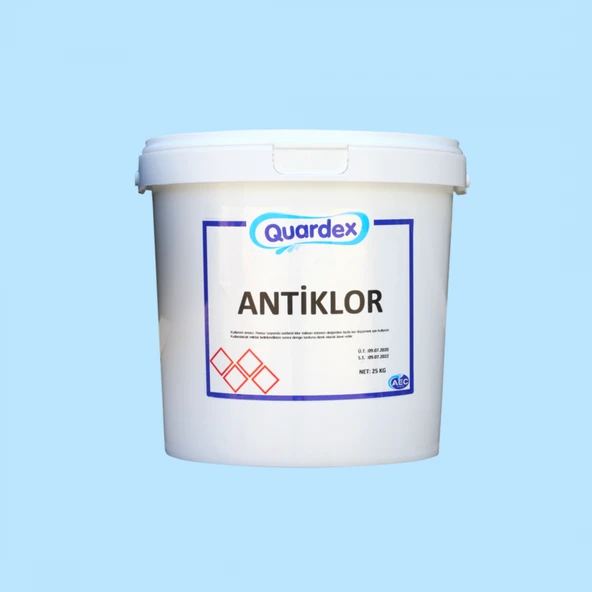 Anti klor toz 25kg Quardex ürün görseli 1