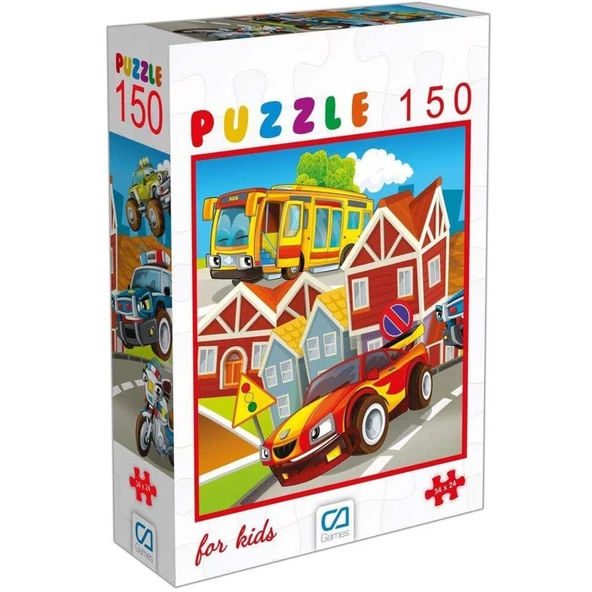Ca Games Arabalar Puzzle 150 Parça CA.6107 ürün görseli 1