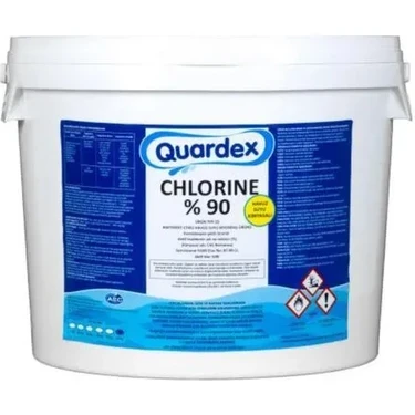 GRANÜL AKTİF %90 KLOR PLASTİK QUARDEX  10KG ürün görseli 1