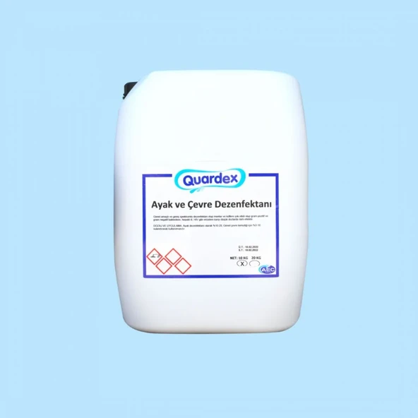 Quardex Ayak ve Çevre Dezenfektanı (Sıvı) 20 Kg 1 Adet ürün görseli 1