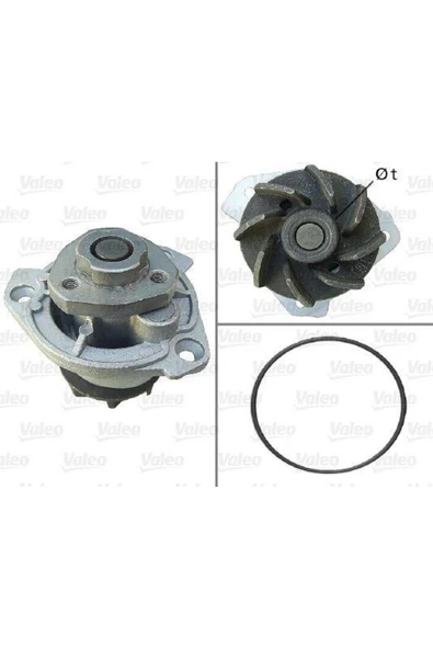 Valeo 506798 Su Pompası Audı A3 3.2 V6/tt 3.2/ Seat Leon 2.8 Cupra ürün görseli 1