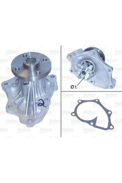 Valeo 506843  SU POMPASI Toyota Uyumlu AVENSIS CAMRY RAV4 ürün görseli 1