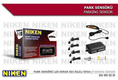 Niken 0160010201  PARK SENSÖRÜ LED EKRAN SES İKAZLI SİYAH ürün görseli 1