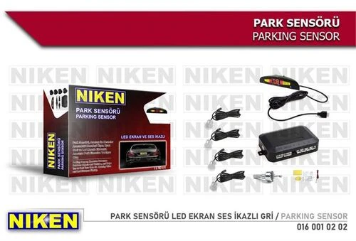 Niken 0160010202  PARK SENSÖRÜ LED EKRAN SES İKAZLI GRI ürün görseli 1
