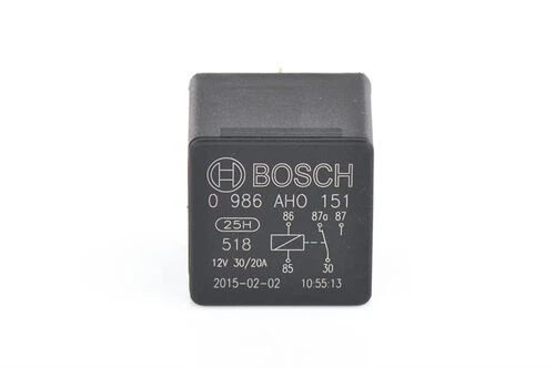 Bosch 0986AH0151 0 Röle 5 Pinlı Braketsiz Co Mini Röle 12V ürün görseli 1