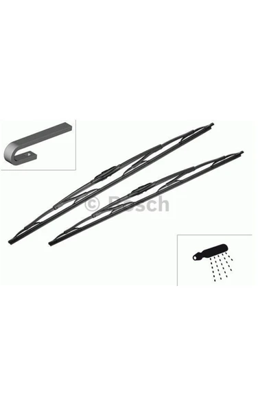Bosch 3397118309 Cam Sılgı Süpürgesı Espace Master Iı / Movano Iı Fıskıyelı 600 + 600mm Uyumlu ürün görseli 1