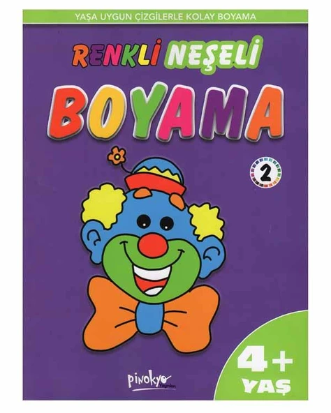 Renkli Neşeli Boyama 2 Pinokyo Yayınları ürün görseli 1