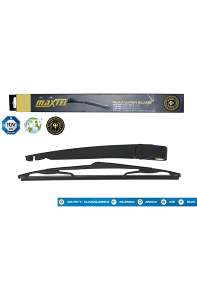 Maxtel 12617216  Silecek Kolu Arka Ve Süpürgesi Nissan Qashqai - 2 I J10. Jj10 06-13- 305mm ürün görseli 1