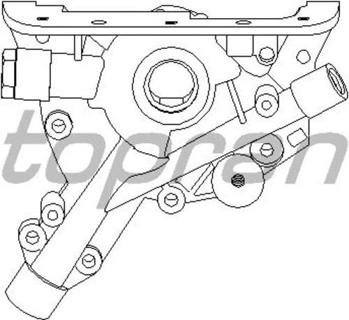 Topran 205585001  755 Yağ Pompası Astra F-g 1.4-1.6-vectra A-b 1.6 16v Corsa B-1.2 1.4-corsa C 1.4 X16xe-x14xe-x1 646041 ürün görseli 1