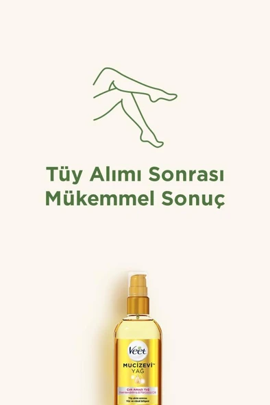 Veet Mucizevi Yağ Yüz & Vücut 100 ml - Resim 6