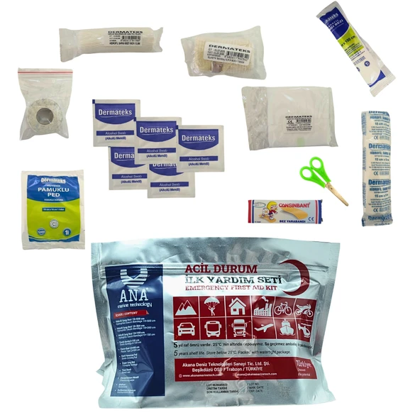 Acil Durum İlk Yardım Seti Mini/B Paket - Resim 3