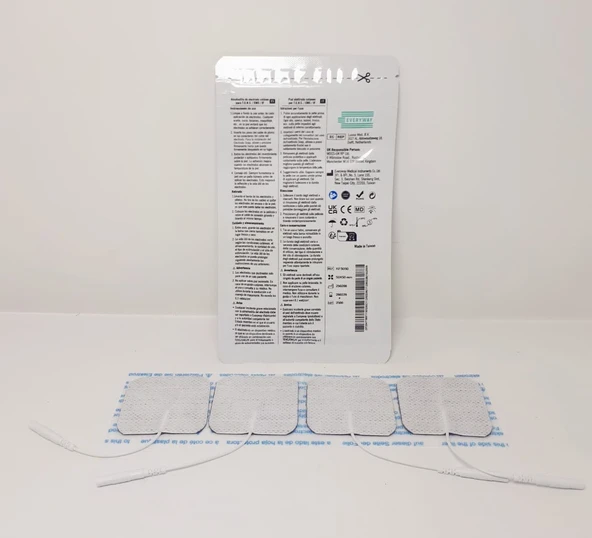EVERYWAY Tens Elektrod Pedi 5x5 cm Kablolu 4lü Paket 1 Adet ürün görseli 1
