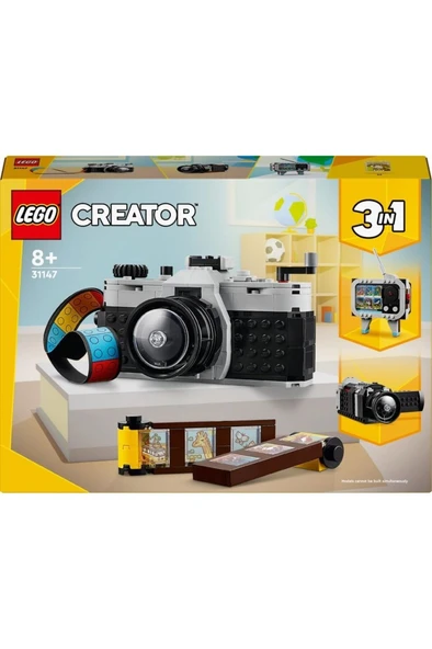 LEGO ® Creator Retro Fotoğraf Makinesi 31147 - Yaratıcı Oyuncak Yapım Seti (261 Parça) ürün görseli 1