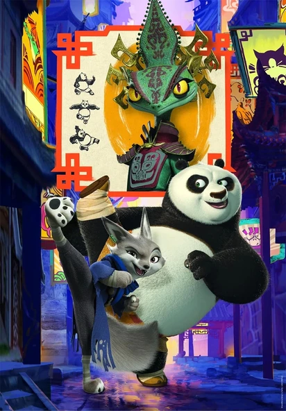 Clementoni 104 Parça Puzzle Kung Fu Panda 25781 - Resim 2