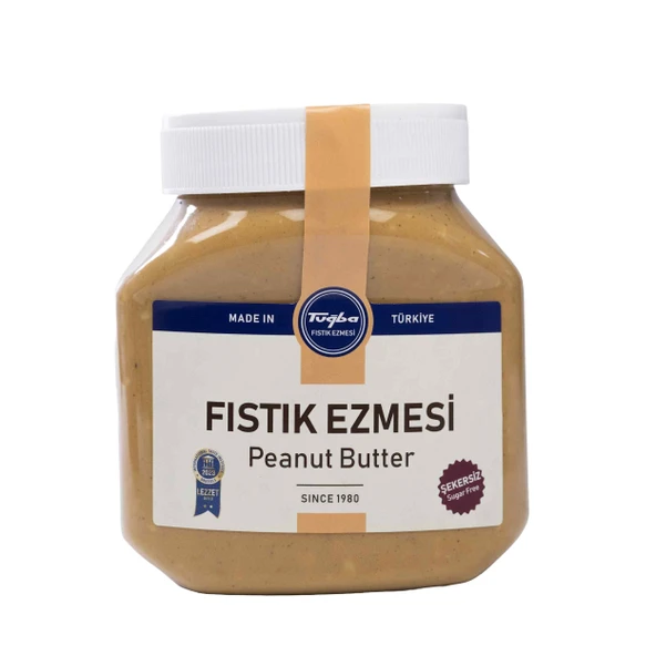 Şekersiz Parçacıklı Fıstık Ezmesi 650 gr ürün görseli 1