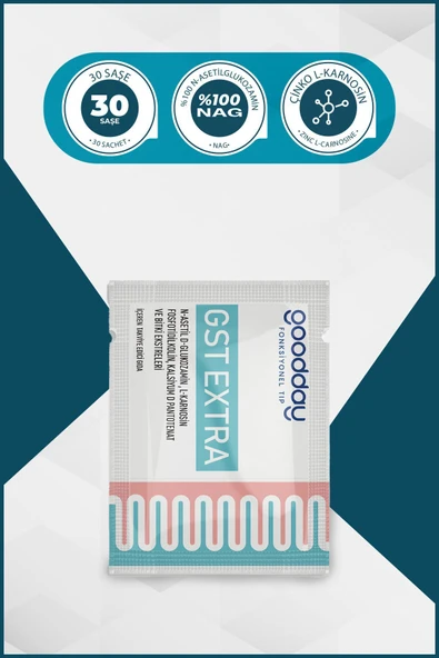 GOODDAY Gst- Extra 30 Saşe Bitkisel Besin Takviyesi - Resim 4
