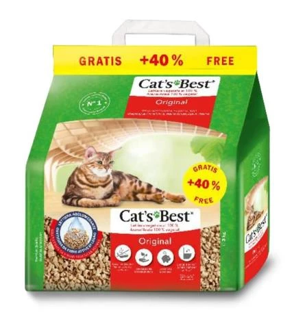 Cats Best Original Natural Kedi Kumu 5 lt +2 lt ürün görseli 1
