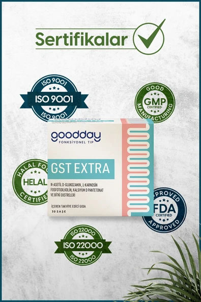 GOODDAY Gst- Extra 30 Saşe Bitkisel Besin Takviyesi - Resim 5