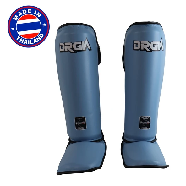 DragonDo DRGN-T52 Hakiki Deri Kaval Koruyucu Turkuaz Kick Boxing Kaval Koruyucu ürün görseli 1