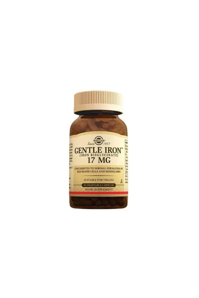 SOLGAR Gentle Iron 17 Mg 90 Kapsül ürün görseli 1