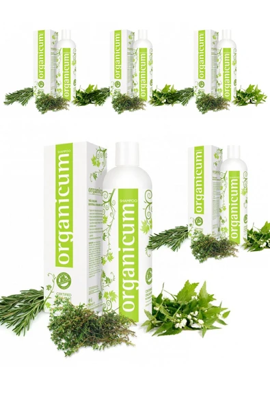 ORGANİCUM Yağlı Saçlar Için Şampuan 350 Ml X 5 Adet ürün görseli 1