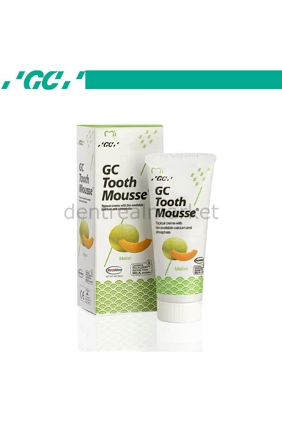 GC Tooth Mousse Çocuklar Için Diş Minelerini Koruyucu Bakım Kremi Macunu 40 Gr Kavun ürün görseli 1