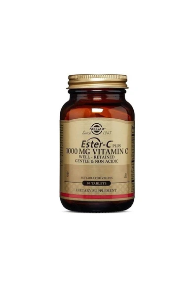 SOLGAR Ester-c Plus 1000 Mg 30 Tablet ürün görseli 1
