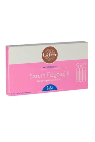GİFRER Serum Fizyolojik 10'lu 8699177825008 ürün görseli 1
